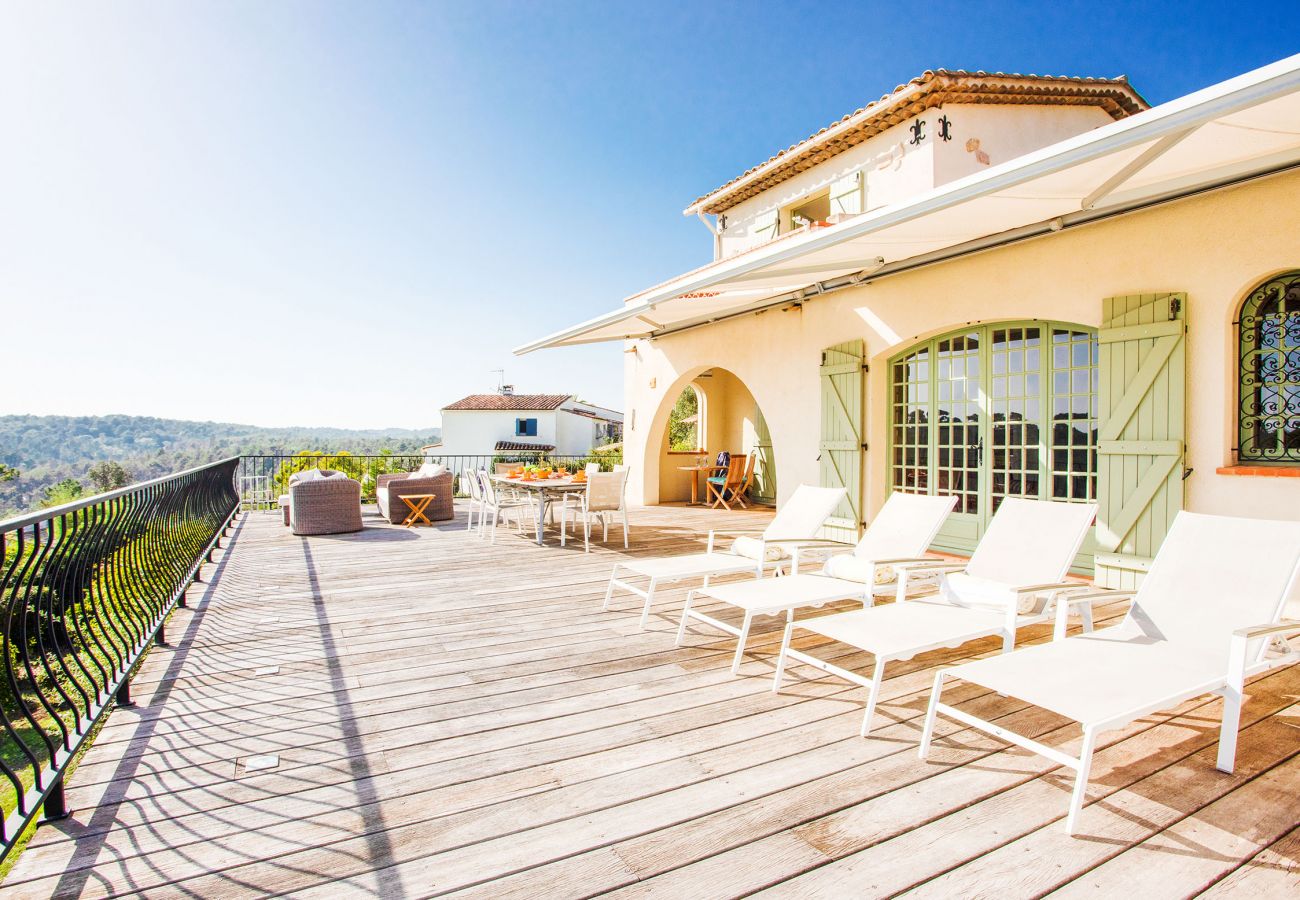 Villa in Roquefort-les-Pins - Villa Les Feuillets  VI4250 by Riviera Holiday Hom